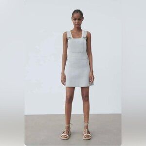 NWOT Zara Knit Overall Mini Dress  Small